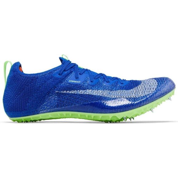 Mens Size 8.5 Nike Zoom Superfly Elite 2 Track Spikes Racer Blue Lime Blast NEW - Picture 1 of 7